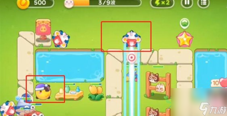 保卫萝卜4白萝卜传奇第22关攻略