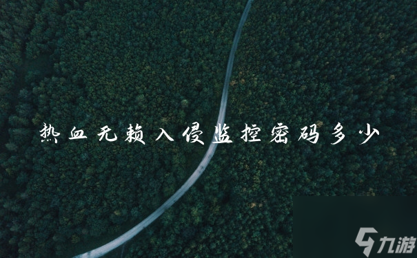 熱血無賴入侵監控密碼多少