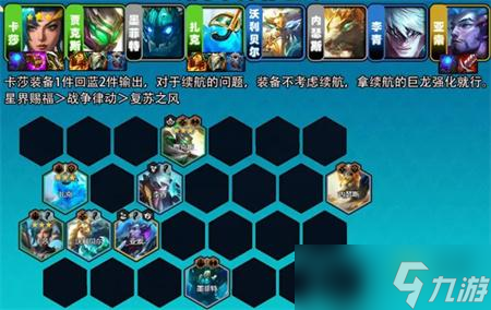 金铲铲之战最新赌卡莎阵容介绍