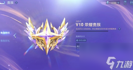 《王者荣耀》荣耀贵族达成条件介绍