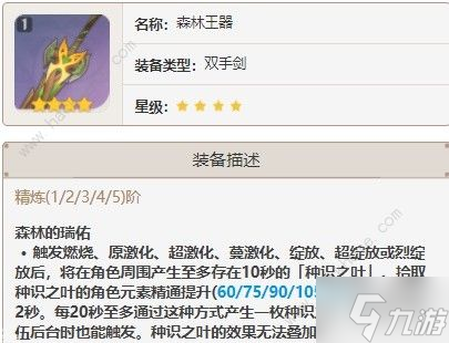 原神须弥锻造武器适合哪些角色 须弥锻造武器角色推荐