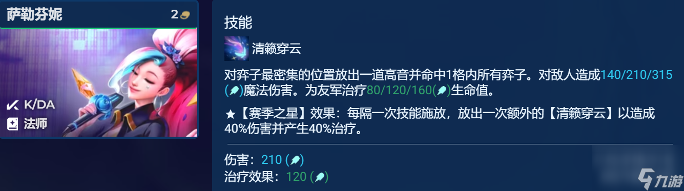 金铲铲之战萨勒芬妮主C阵容推荐