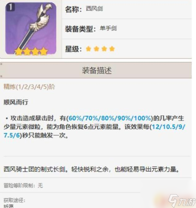 原神旅行用什么武器好 《原神》旅行者圣遗物最佳搭配攻略
