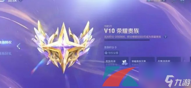 王者荣耀无双贵族福利特权一览