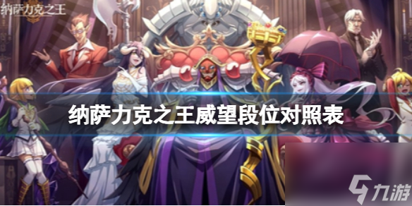 纳萨力克之王威望段位对照表