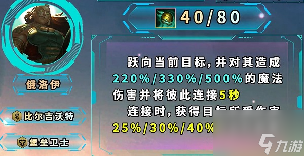 云顶之弈S9.5俄洛伊有几种羁绊 俄洛伊棋子介绍