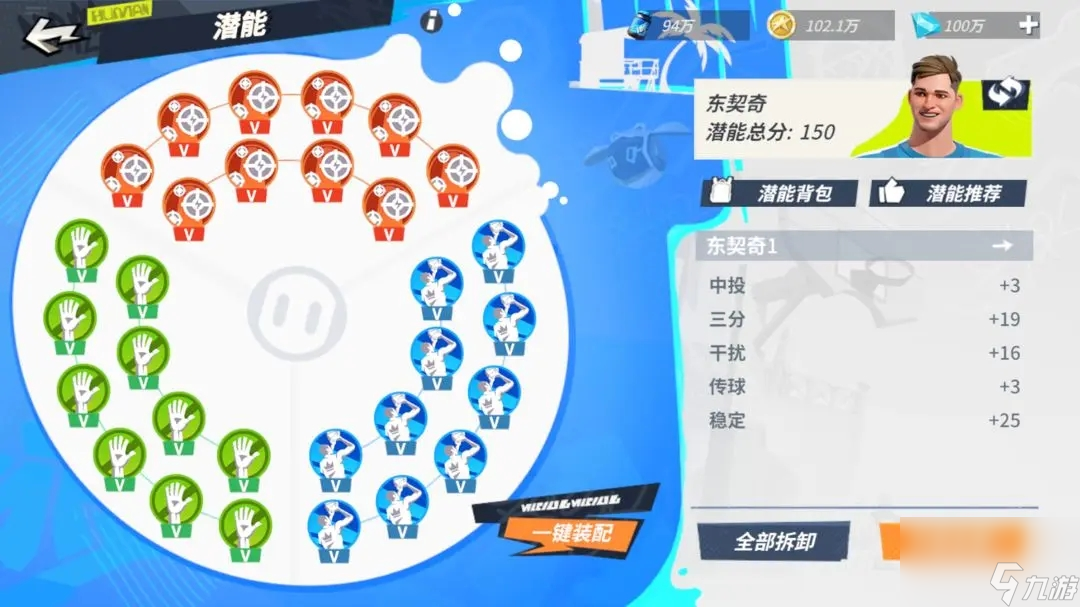 全明星街球派对东契奇潜能怎么点 东契奇潜能及队友这样搭配值得推荐