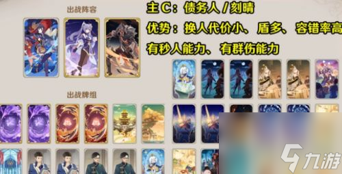 原神有哪些简单的卡组