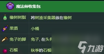 星露谷物语魔法师收集包怎么完成