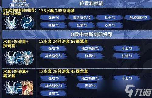 深空之眼欧申纳斯刻印怎么选 深空之眼刻印搭配攻略