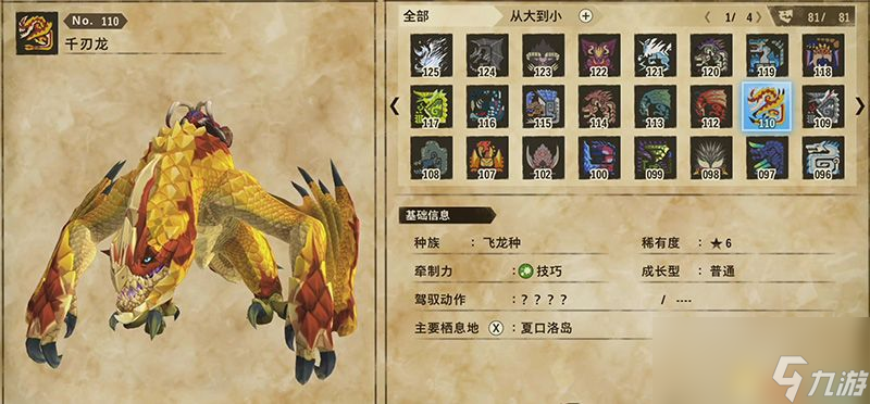 《怪物猎人物语2：破灭之翼》全随行兽图鉴 随行兽能力详解