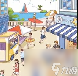 文字找茬大师海边小镇怎么过关-找出12只小猫通关攻略