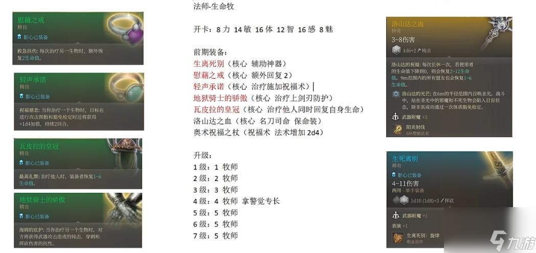 博德之门3荣誉模式队伍搭配