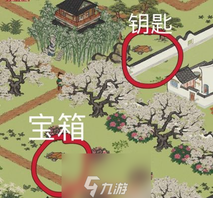 江南百景图丽娘府宅宝箱在哪-丽娘府宅4种宝箱钥匙点位