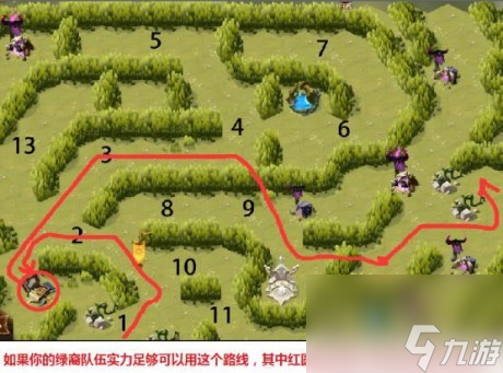 剑与远征丛林秘境怎么过剑与远征丛林秘境攻略路线通关图