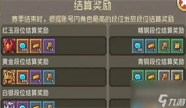 元气骑士前传红玉段位奖励介绍