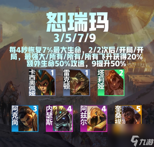 《金铲铲之战》S9恕瑞玛羁绊效果