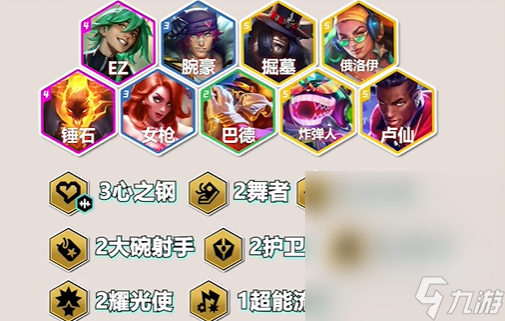 《云顶之弈》s10心之钢EZ九五阵容玩法攻略分享
