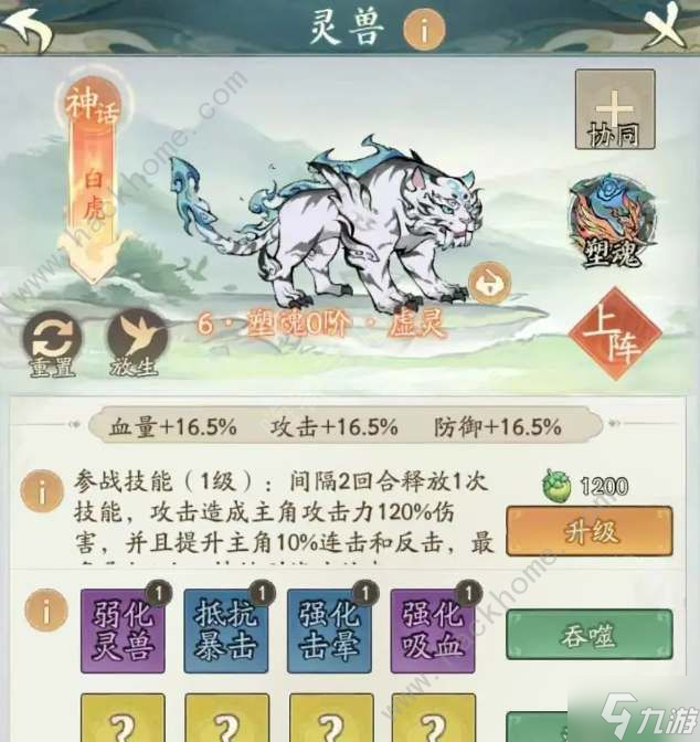 寻道大千白虎反击流怎么搭配 白虎反击流阵容搭配攻略