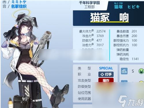 蔚蓝档案猫冢响怎么样 蔚蓝档案猫冢响图鉴介绍