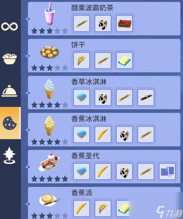 迪士尼梦幻星谷食谱配方大全介绍-全食谱配方分享「已解决」