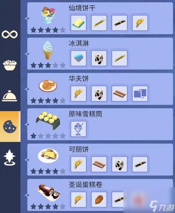 迪士尼梦幻星谷食谱配方大全介绍-全食谱配方分享「已解决」