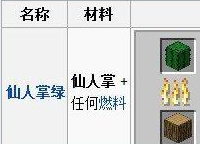 我的世界手游仙人掌怎么合成仙人掌合成方法詳解