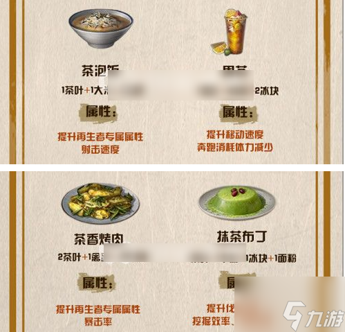 明日之后茶叶有什么用 明日之后茶叶食谱大全