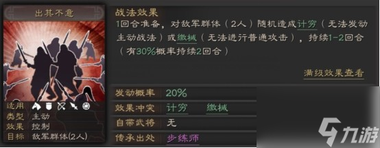 三国志战略版白眉战法介绍