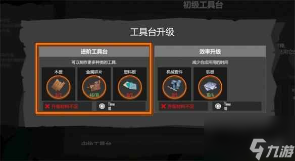 单机攻略《苏醒之路》工具台升级方法