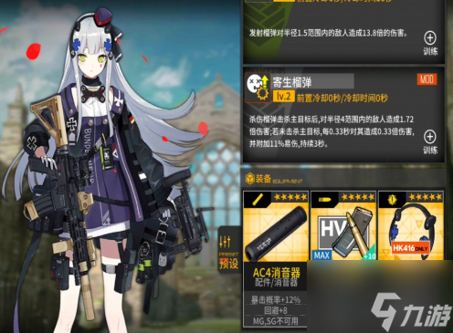 少女前线hk416值得练吗 少女前线hk416强度介绍