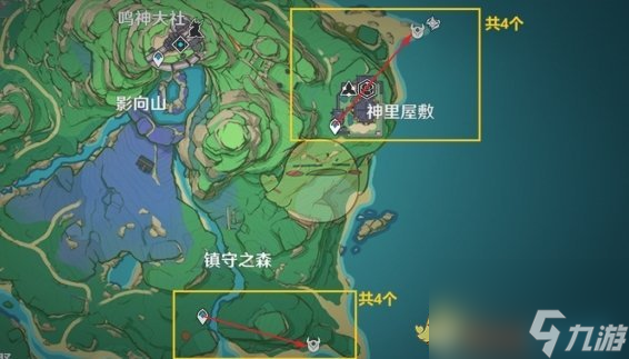 原神4.3海亂鬼討伐路線是什么-海亂鬼分布圖一覽