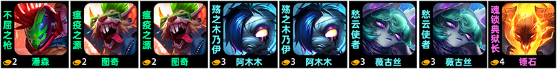 云顶之弈手游双喜临门老鼠阵容