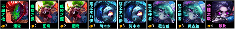 云顶之弈手游双喜临门老鼠阵容
