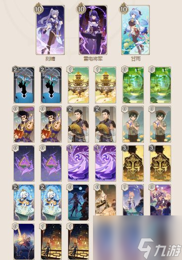 五大最强卡组排行一览 《原神》3.7七圣召唤甘雨T0牌组哪个好
