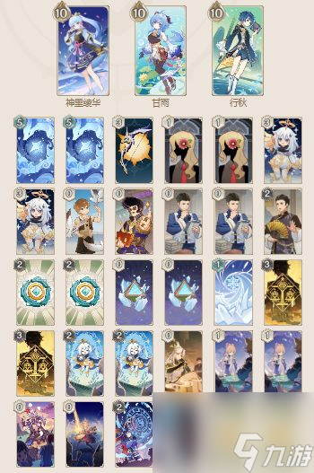 五大最强卡组排行一览 《原神》3.7七圣召唤甘雨T0牌组哪个好