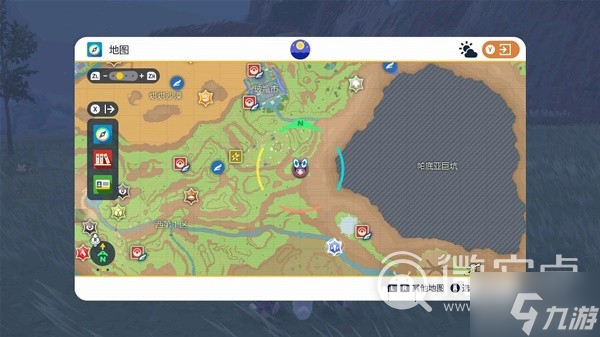 《宝可梦朱紫》蓝之圆盘紫版各神兽位置在哪
