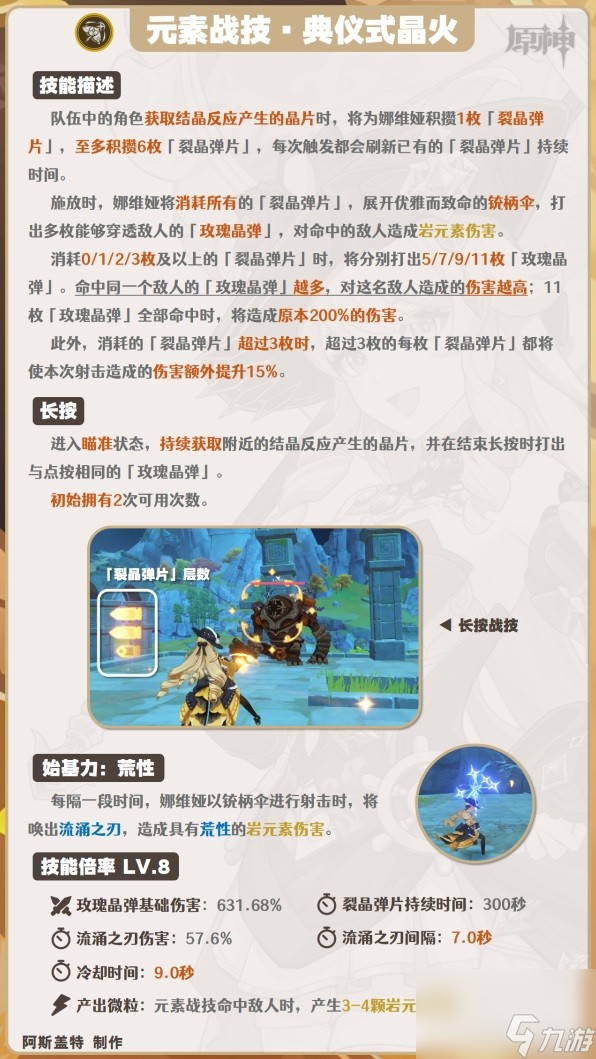 《原神》娜维娅详细培养攻略 娜维娅一图流培养指南