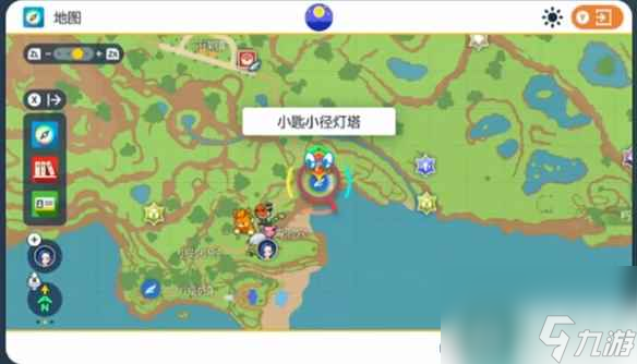 单机攻略《宝可梦朱紫》蓝之圆盘三圣鸟位置图