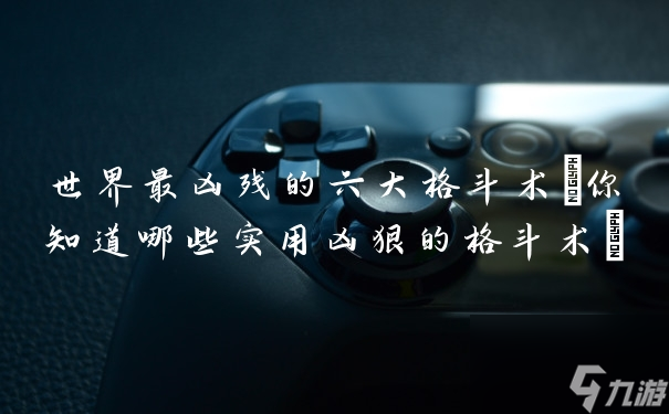 世界最凶残的六大格斗术(你知道哪些实用凶狠的格斗术)