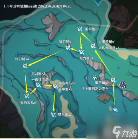 原神异海凝珠位置分享（异海凝珠在哪里）