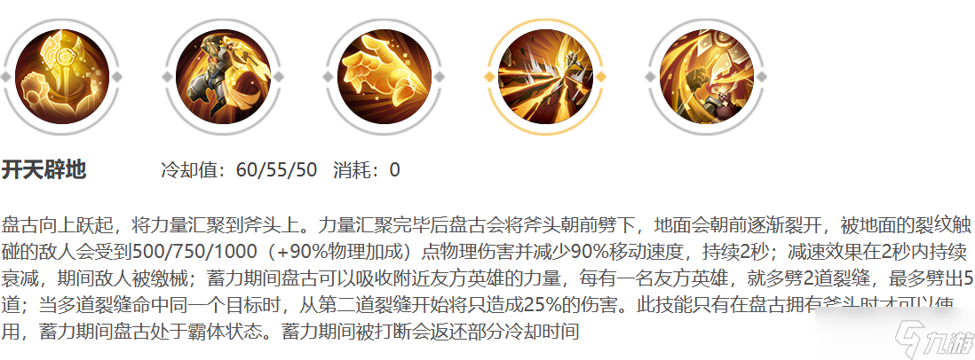 王者荣耀盘古技能连招推荐2022