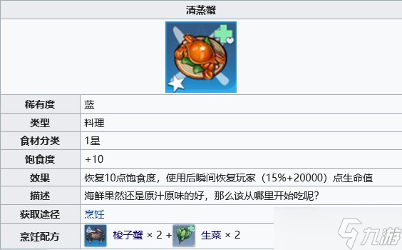 《幻塔》清蒸蟹制作方法分享