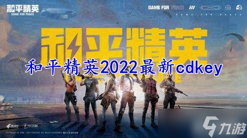 和平精英2022最新cdkey截圖