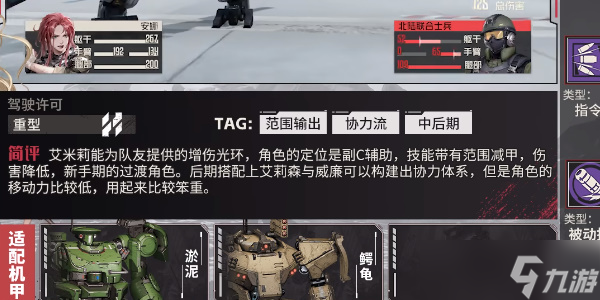 《钢岚》艾米莉角色推荐介绍