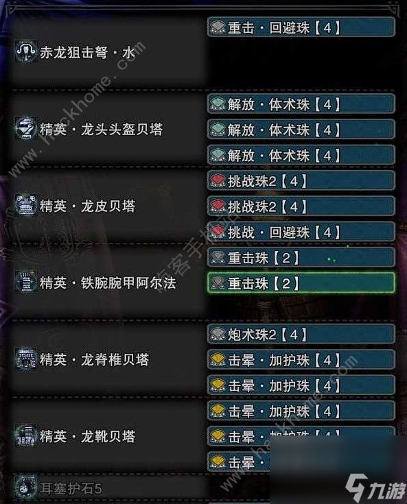 怪物猎人世界轻重弩榴弹3怎么搭配