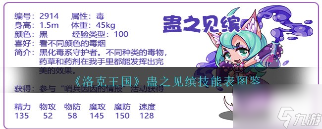 洛克王国蛊之见缤技能表图鉴-蛊之见缤厉害吗