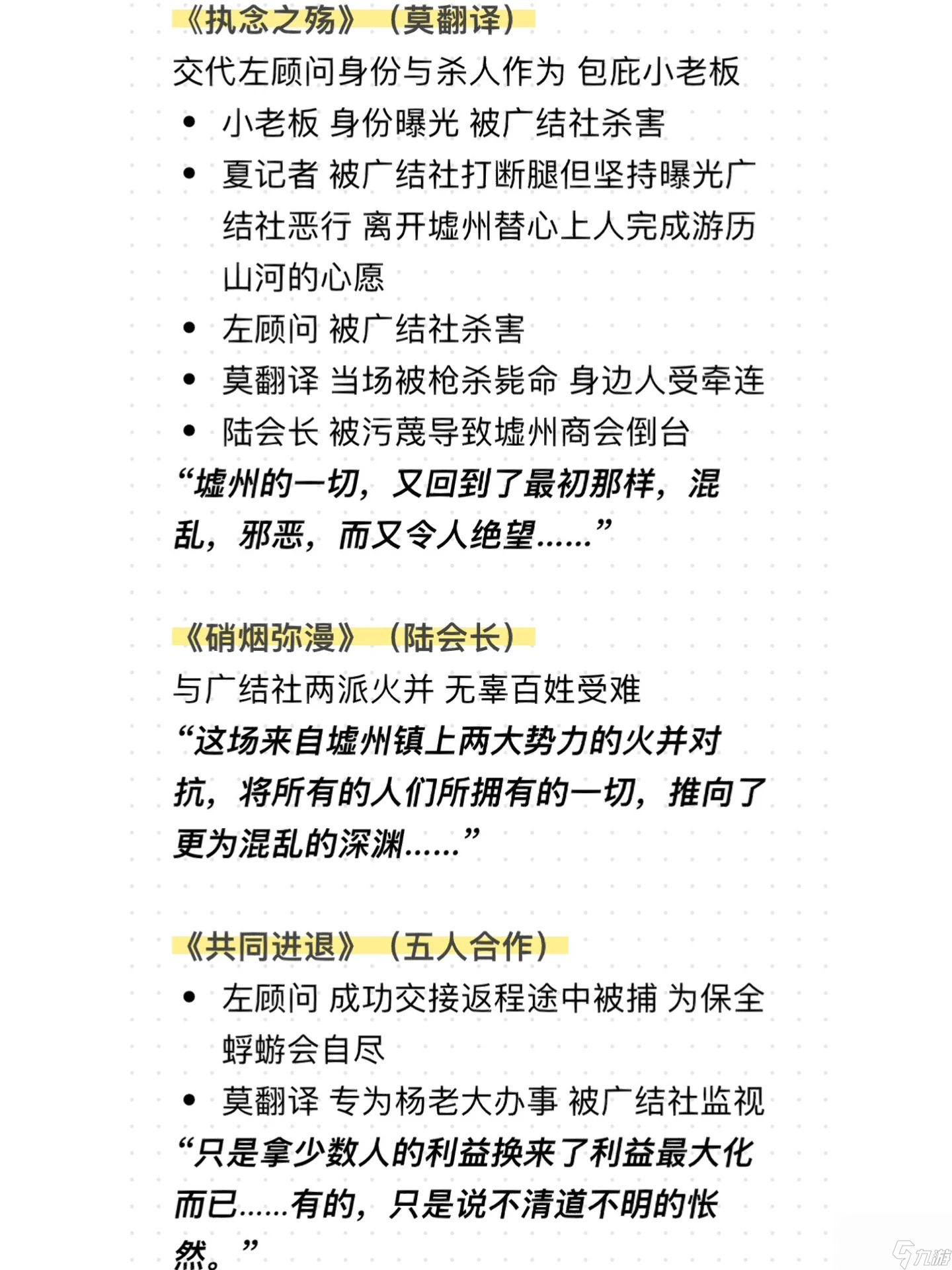 《未定事件簿》故城黎明的回响结局攻略