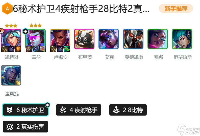 金铲铲之战：前排铁王八，后排越打越猛—6护卫女警