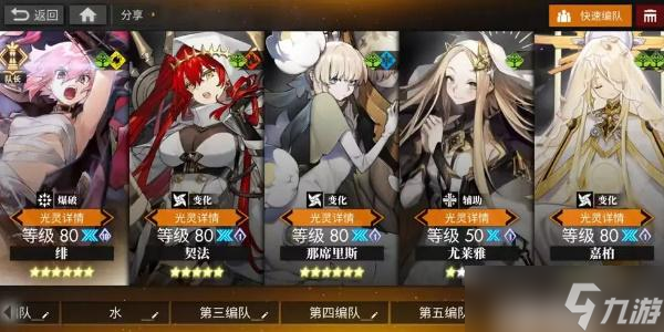 白夜极光绯角色攻略